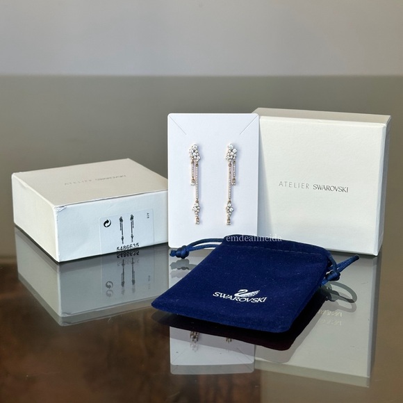 Atelier Swarovski Crystal Penelope Cruz Moonsun Long Drop Earrings 5486635